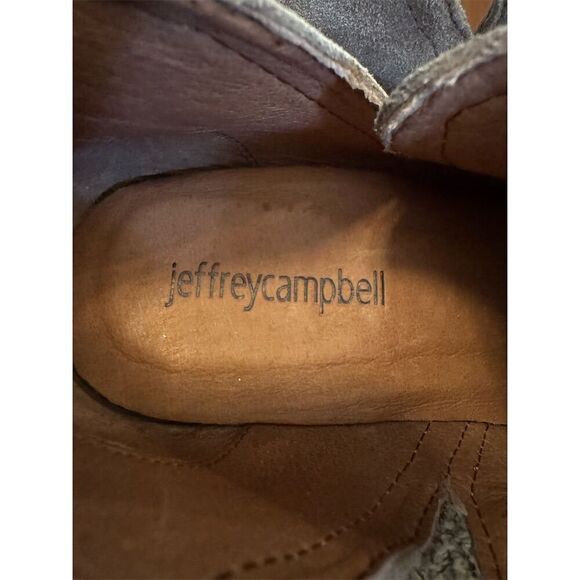 Jeffrey Campbell Rosalee Women's Brown Suede Ankle Booties Size 8.5 - Picture 8 of 8